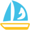 Sailboat emoji on Google